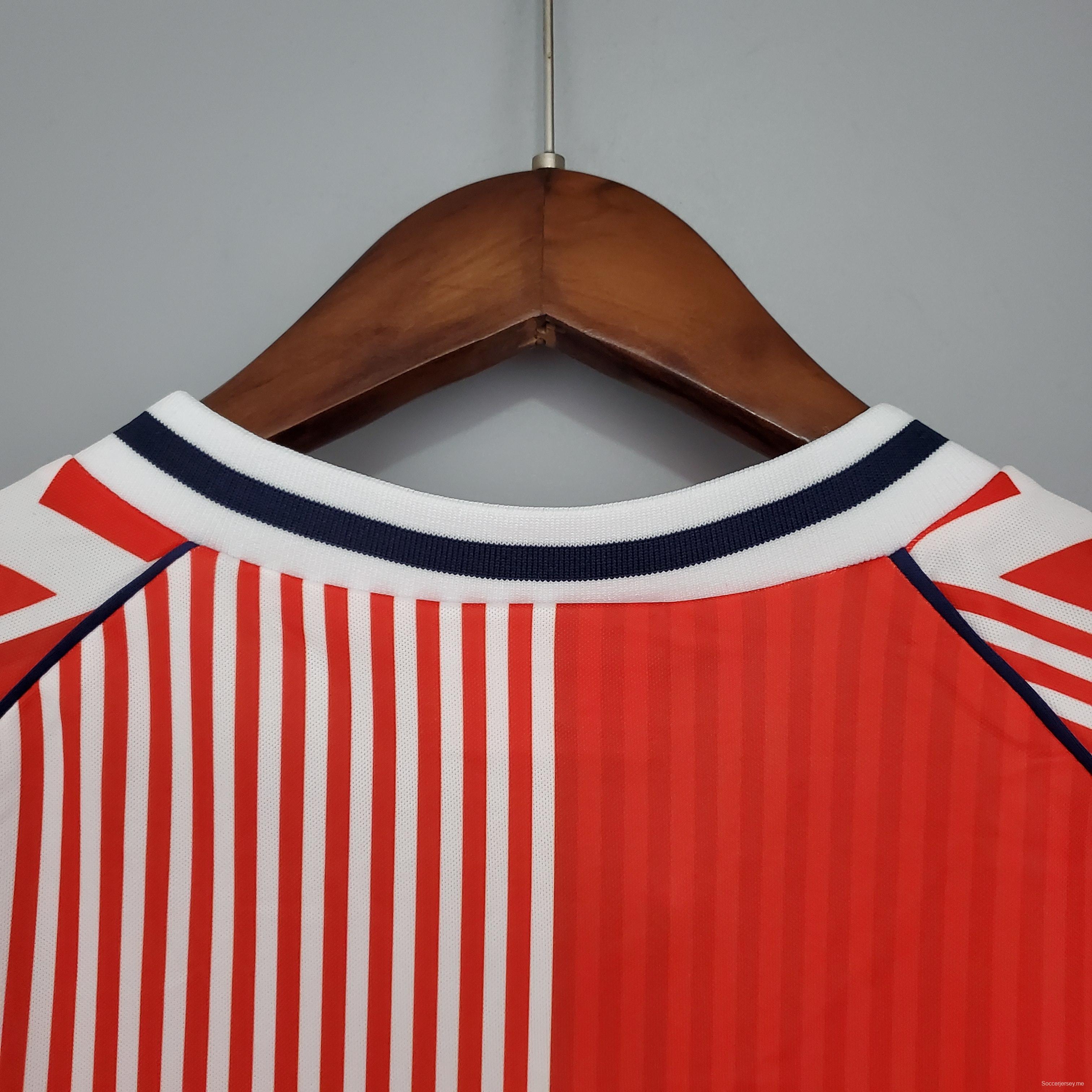 Retro Denmark 1986 home Soccer Jersey