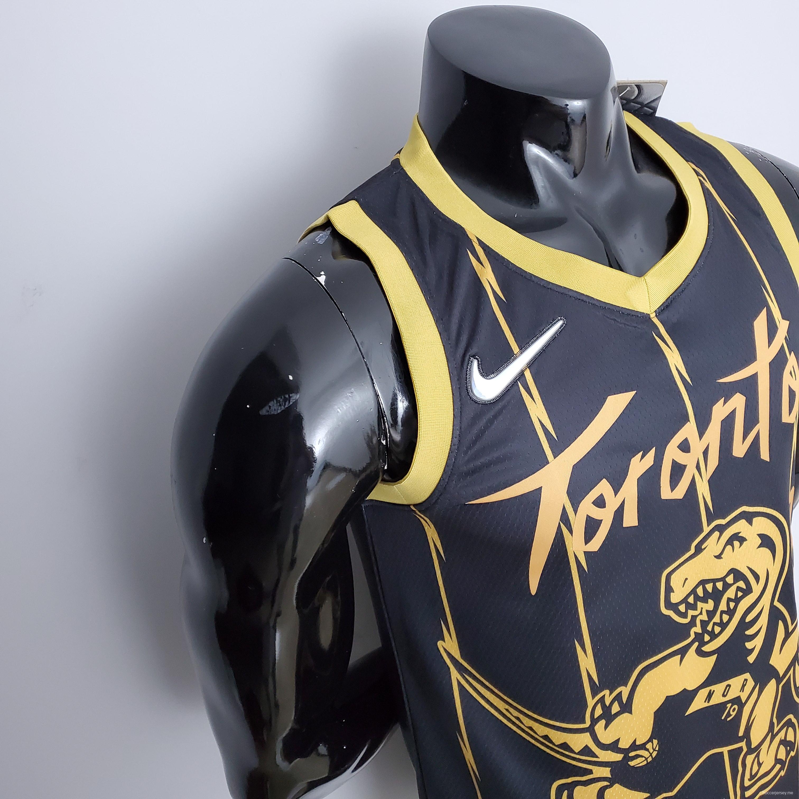 2022 Toronto Raptors VANVLEET#23 City Edition Black NBA Jersey