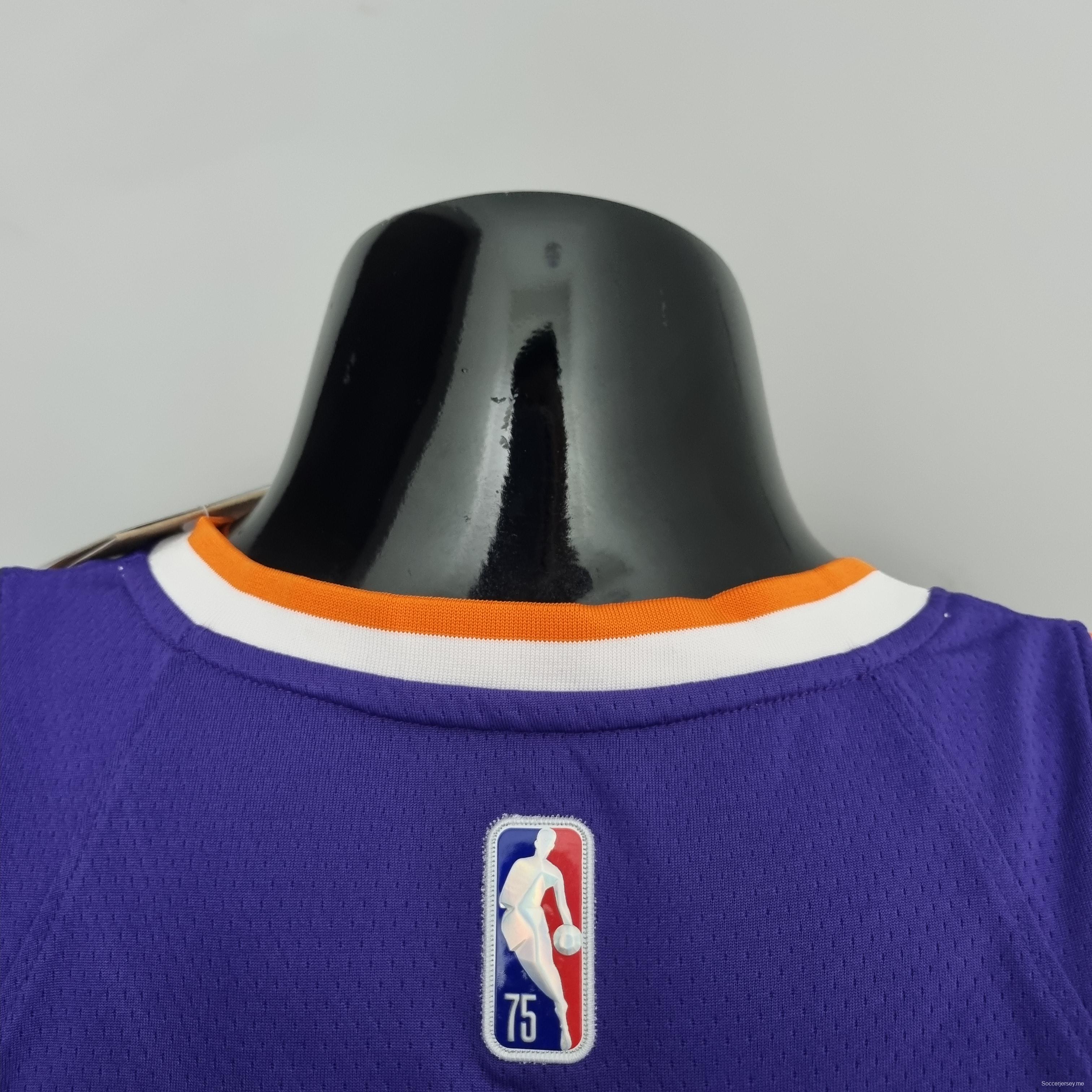 75th Anniversary Ayton #22 Phoenix Suns Purple NBA Jersey