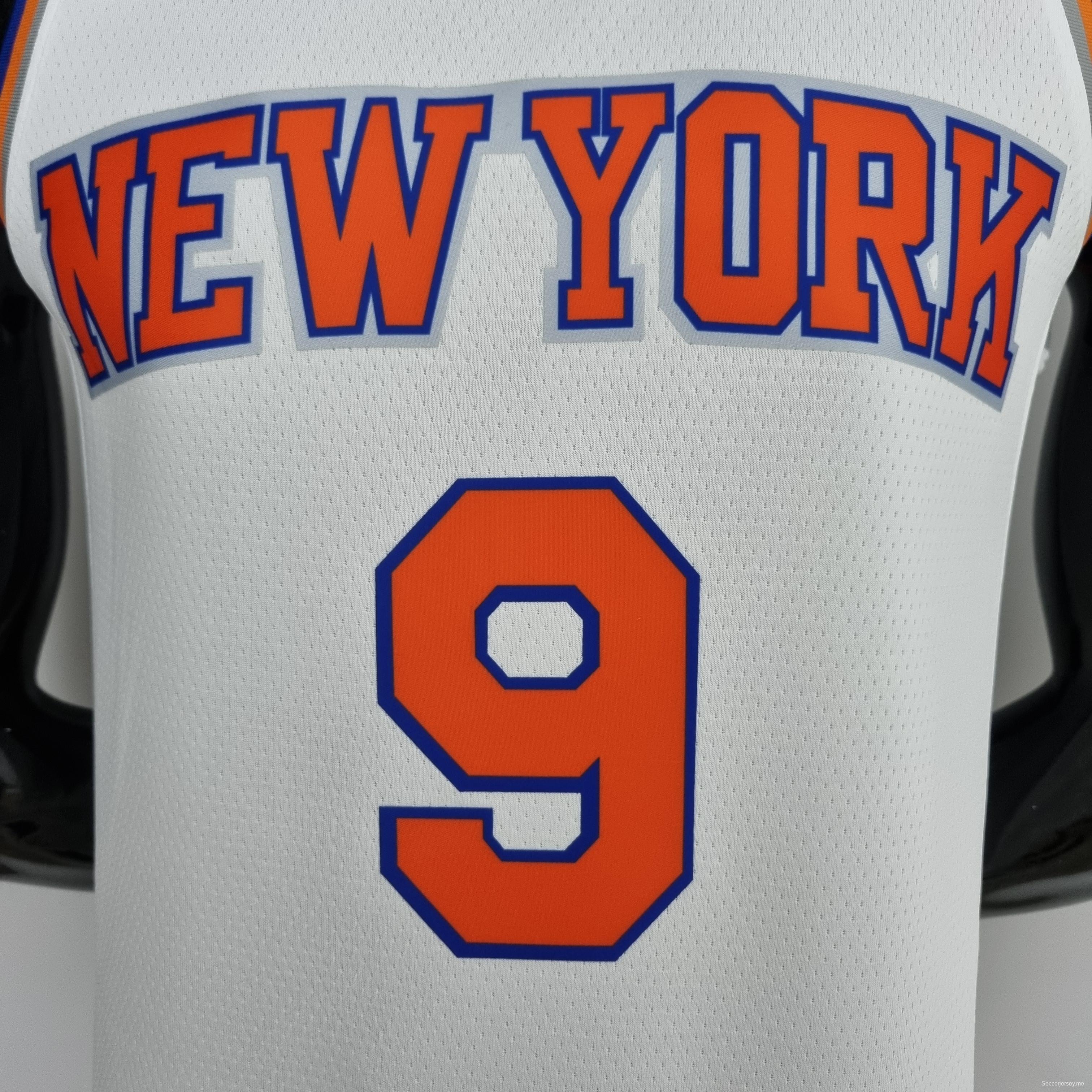 75th Anniversary Barrett #17 New York Knicks White NBA Jersey