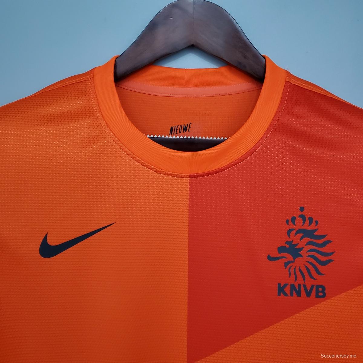 Retro Netherlands 2012 home Soccer Jersey