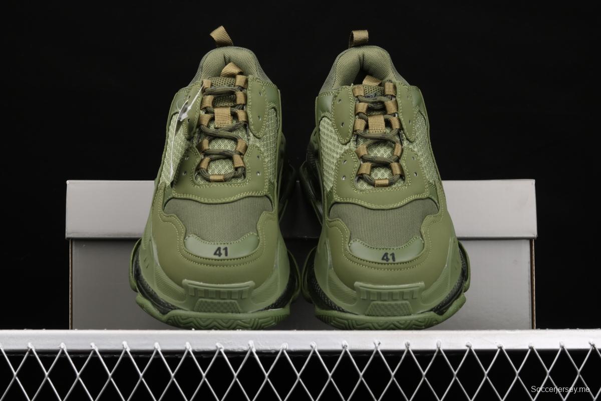 Balenciaga Triple S 3.0 full-combination nitrogen crystal outsole W2GA12325 for retro casual running shoes