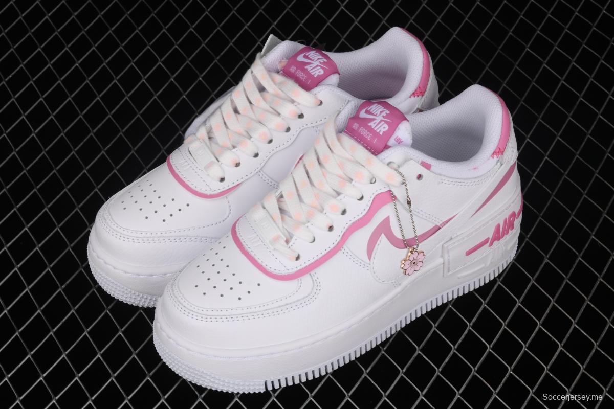 NIKE Air Force 1 ShAdidasow light weight heightened low-top 100-top board shoes CI0919-102