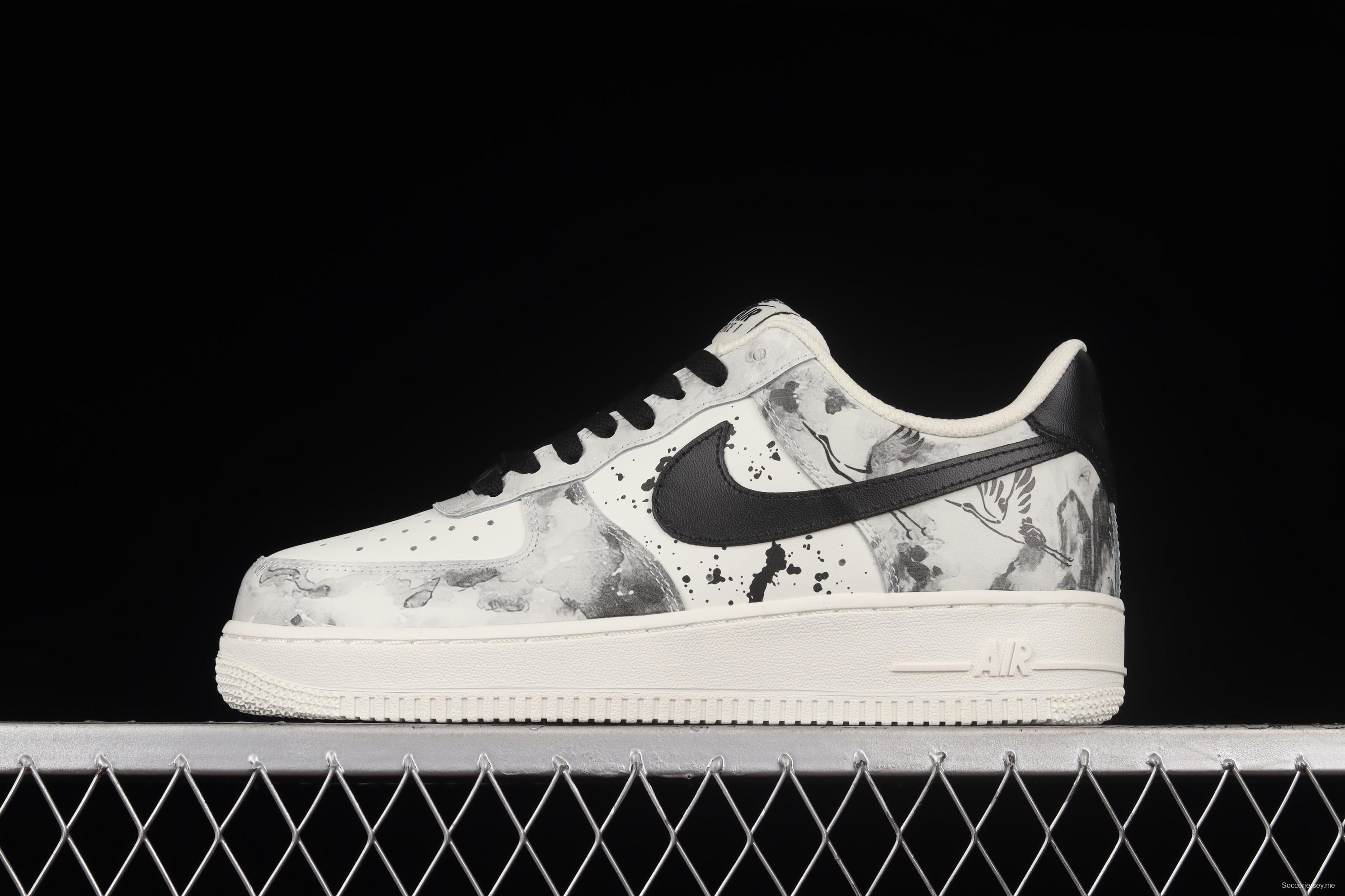 NIKE Air Force 11607 Low landscape ink painting Chinese limelight low-top casual board shoes BL1522-089