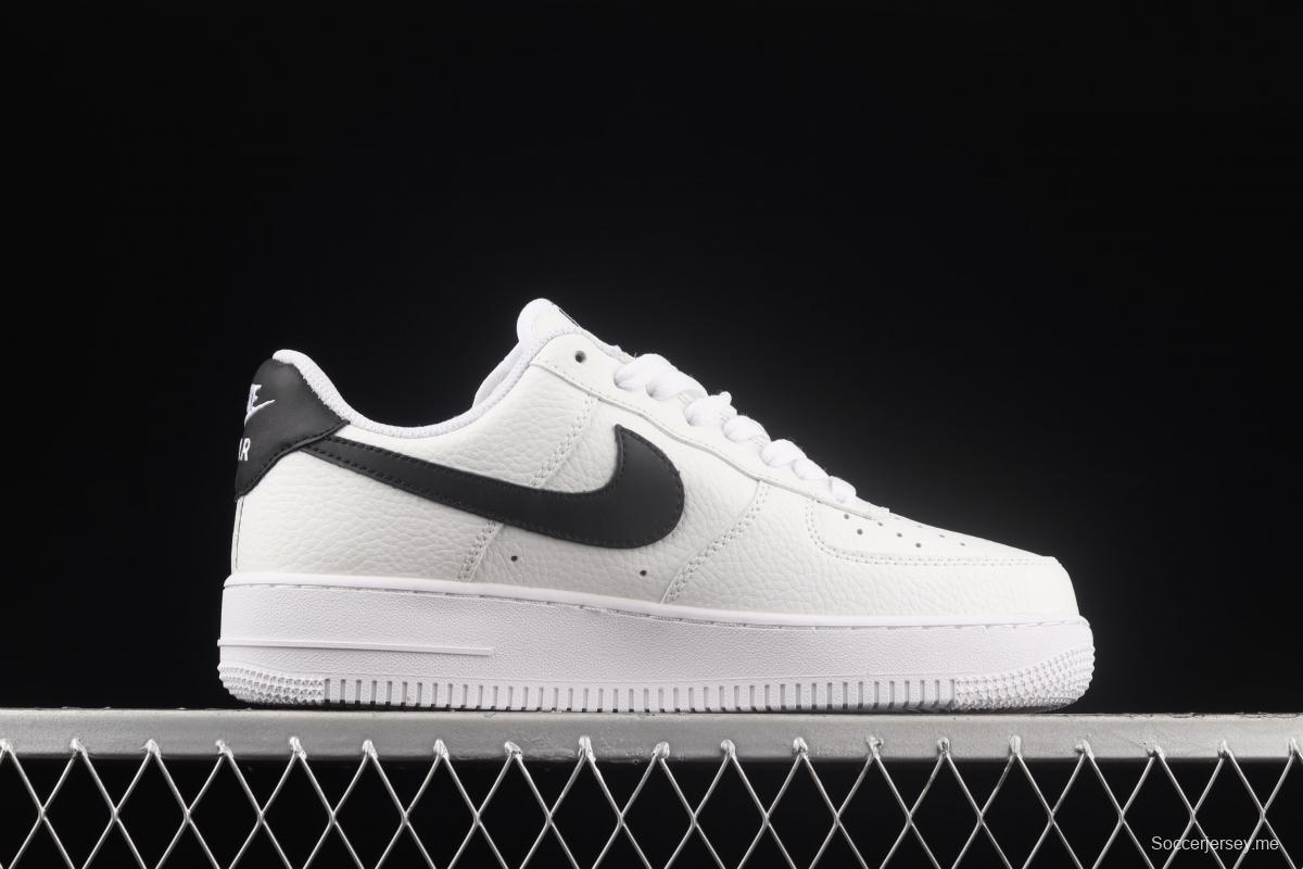 NIKE Air Force 1o07 Low AN20 classic white and black low-top casual board shoes CT2302-100