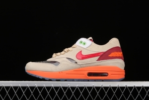 Clot x NIKE Air Max 1 Kiss of Death joint style retro casual running shoes DD1870-100