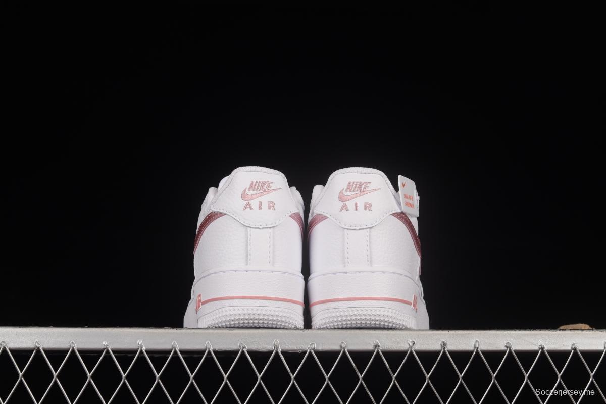 NIKE Air Force 1'07 Low White Rose Pink Low Casual Sneakers CT3839-104