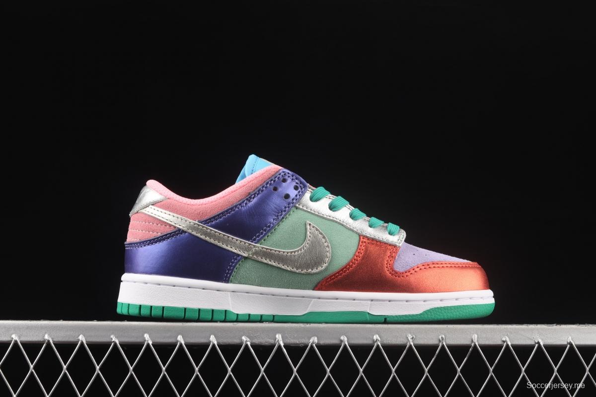 NIKE SB DUNK Low SE Candy Egg 2.0 candy mandarin duck dunk series low side leisure sports skateboard shoes DN0855-600