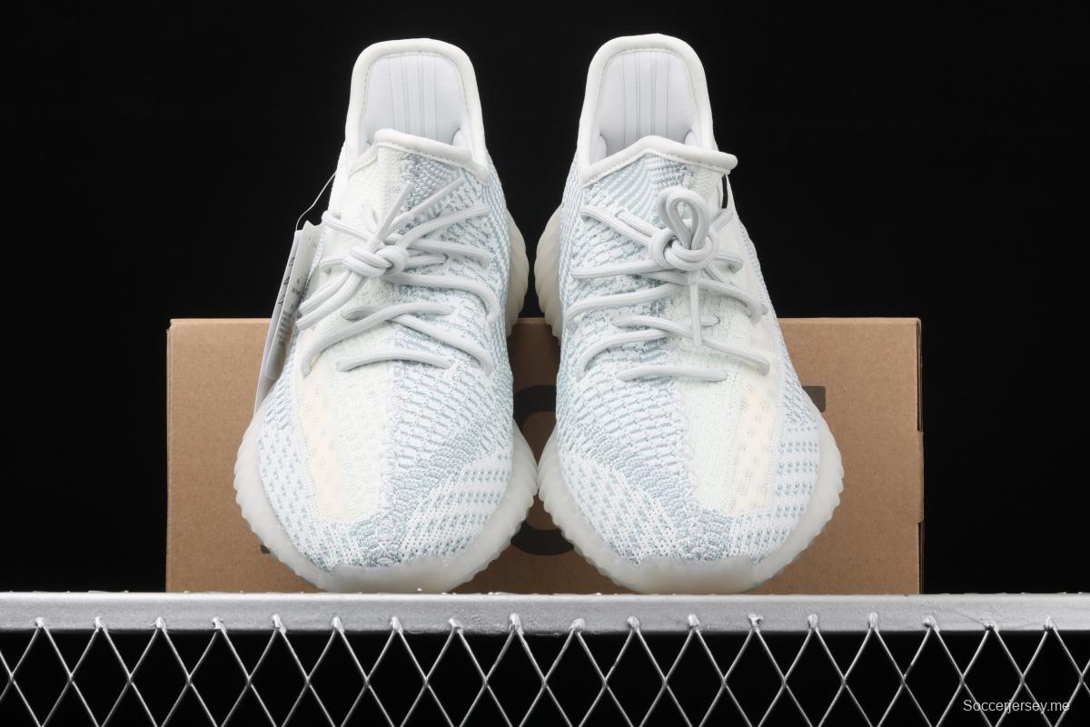 Adidas Yeezy 350 Boost V2 FW3043 Darth Coconut 350 second generation hollowed-out silk ice blue BASF popcorn