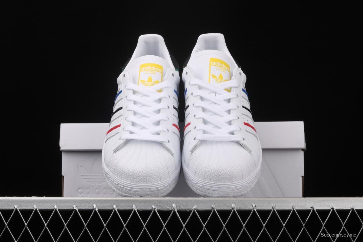 Adidas Superstar Star FY2325 shell head layer classic sports shoes