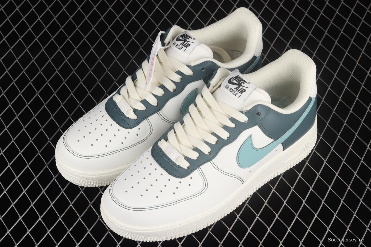 NIKE Air Force 11607 Low lake green color matching low-top casual board shoes LT0226-301