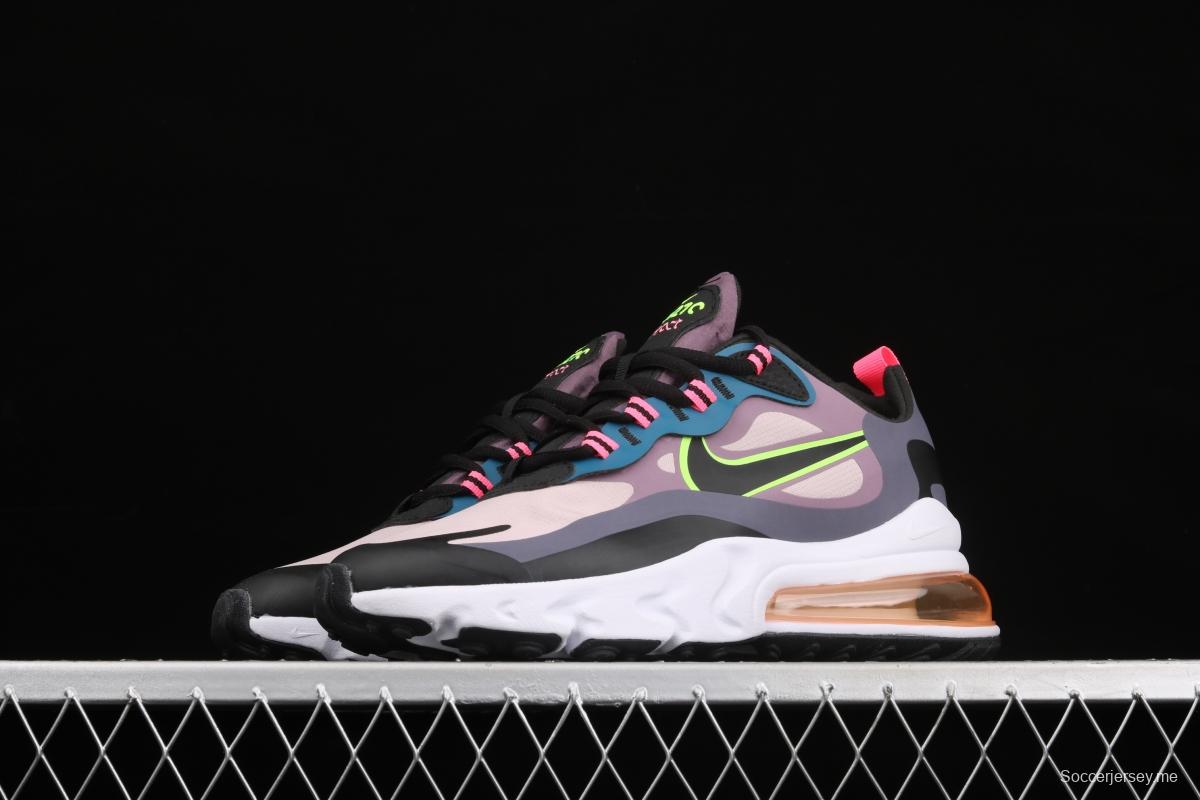 NIKE Air Max 270React new high frequency mesh hollowed-out half-palm air cushion running shoes CV8818-500