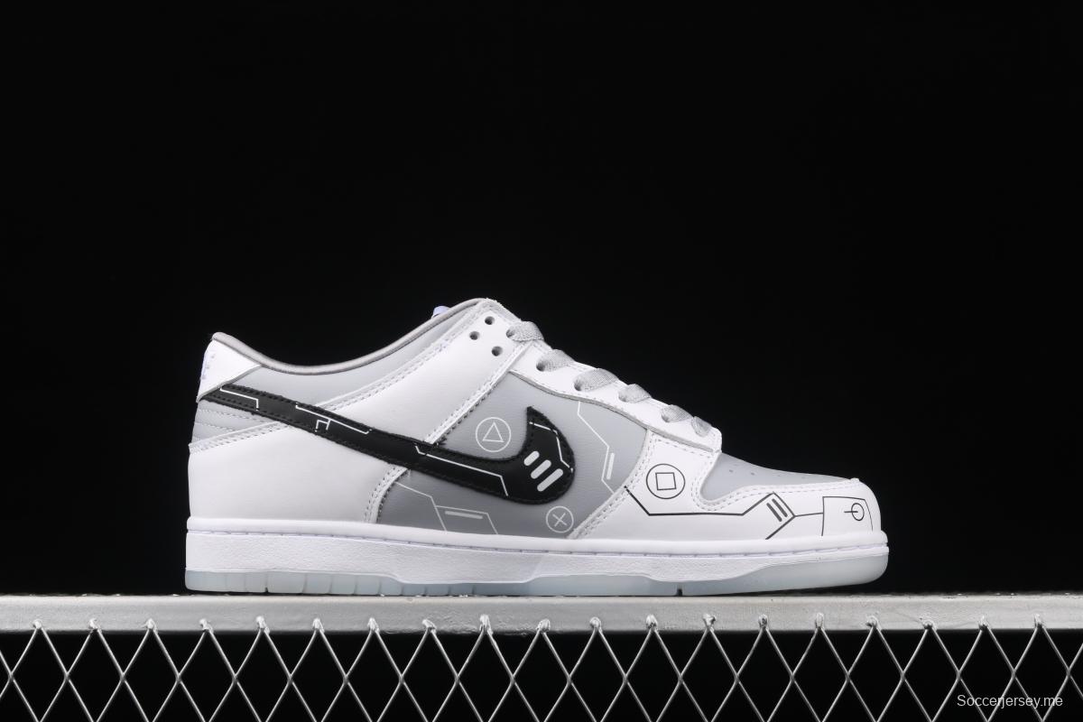 NIKE DUNK low Video Game video game theme SB rebound fashion casual board shoes DD1768-400