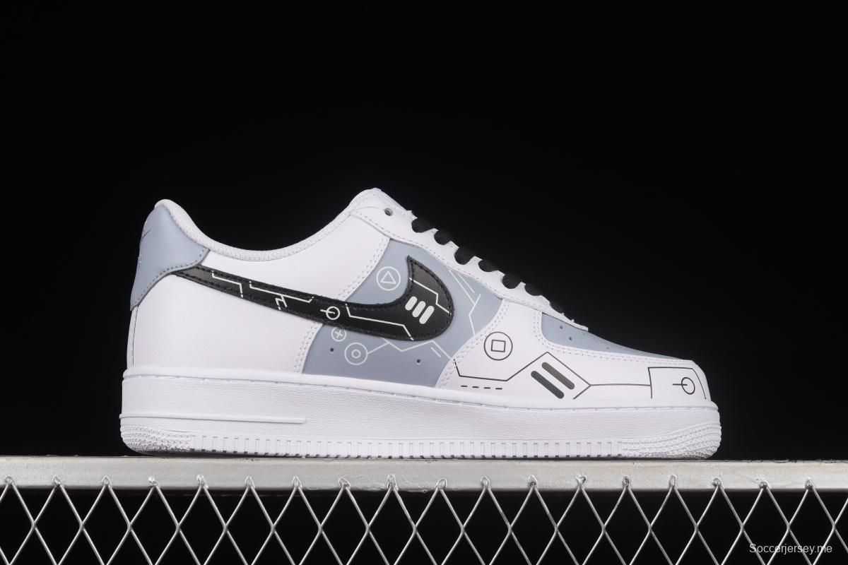 NIKE Air Force 1'07 Low Video Game Theme Low Top Sports Casual Sneakers CW2288-111