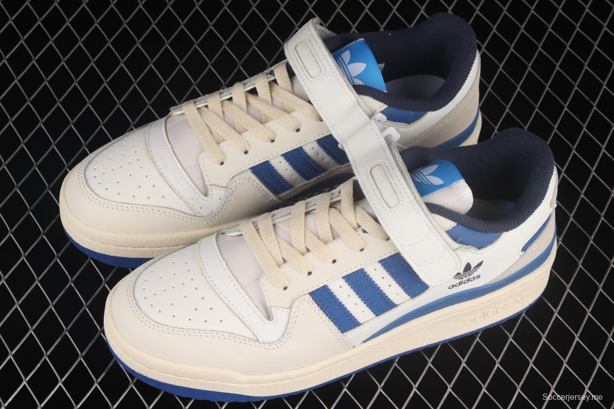 Adidas Originals Forum 84 Low Blue ThreAdidas S23764 popular single classic retro basketball shoes