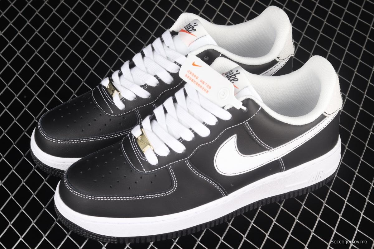 NIKE Air Force 1 Low S50 black and white hook low top casual board shoes DB1560-001