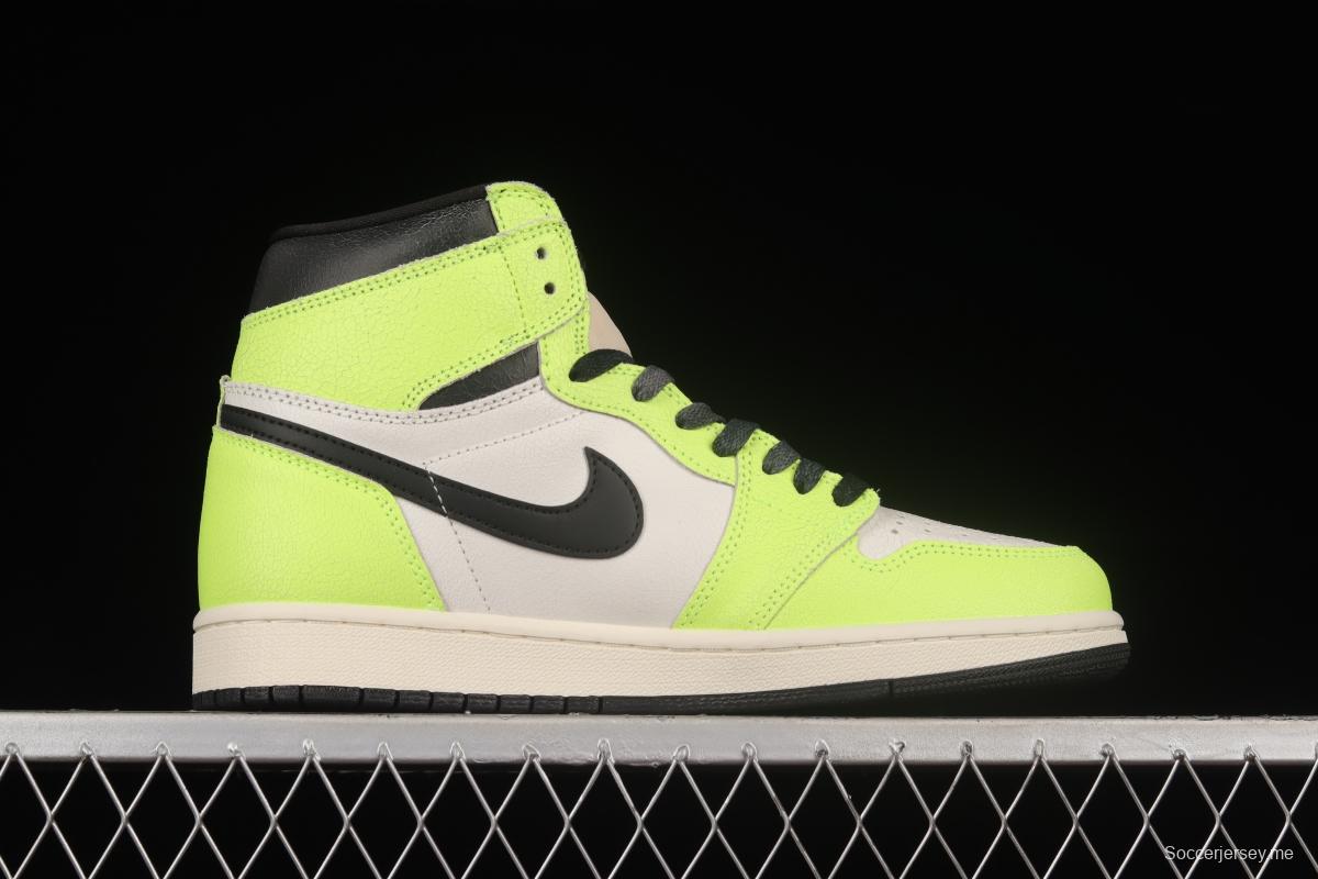 Air Jordan 1 High OG Volt Fluorescent Green 555088-702