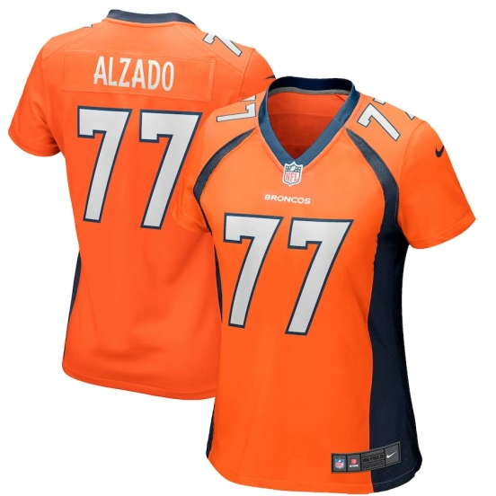Women's Lyle Alzado Orange Retired Player Limited Team Jersey
