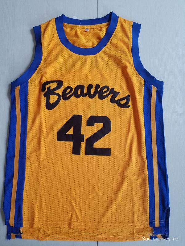 Teen Wolf Scott Howard 42 Beacon Beavers Basketball Jersey