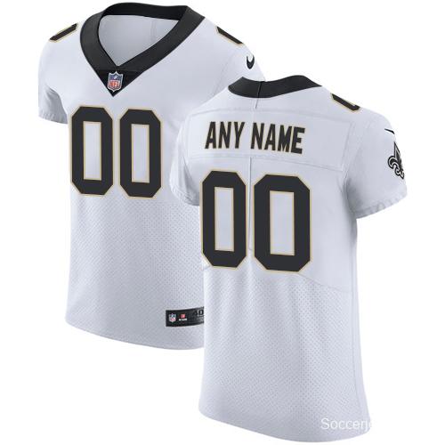 Men's White Custom Elite Team Jersey