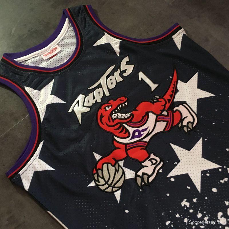 Men's Tracy McGrady Black Retro Classic Team Jersey