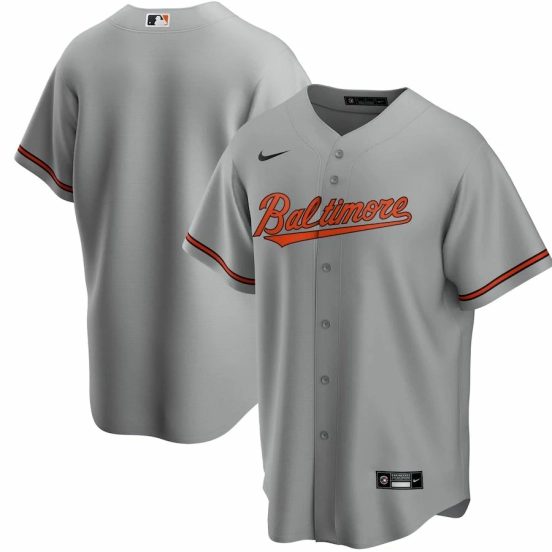 Men's Gray Road 2020 Team Jersey