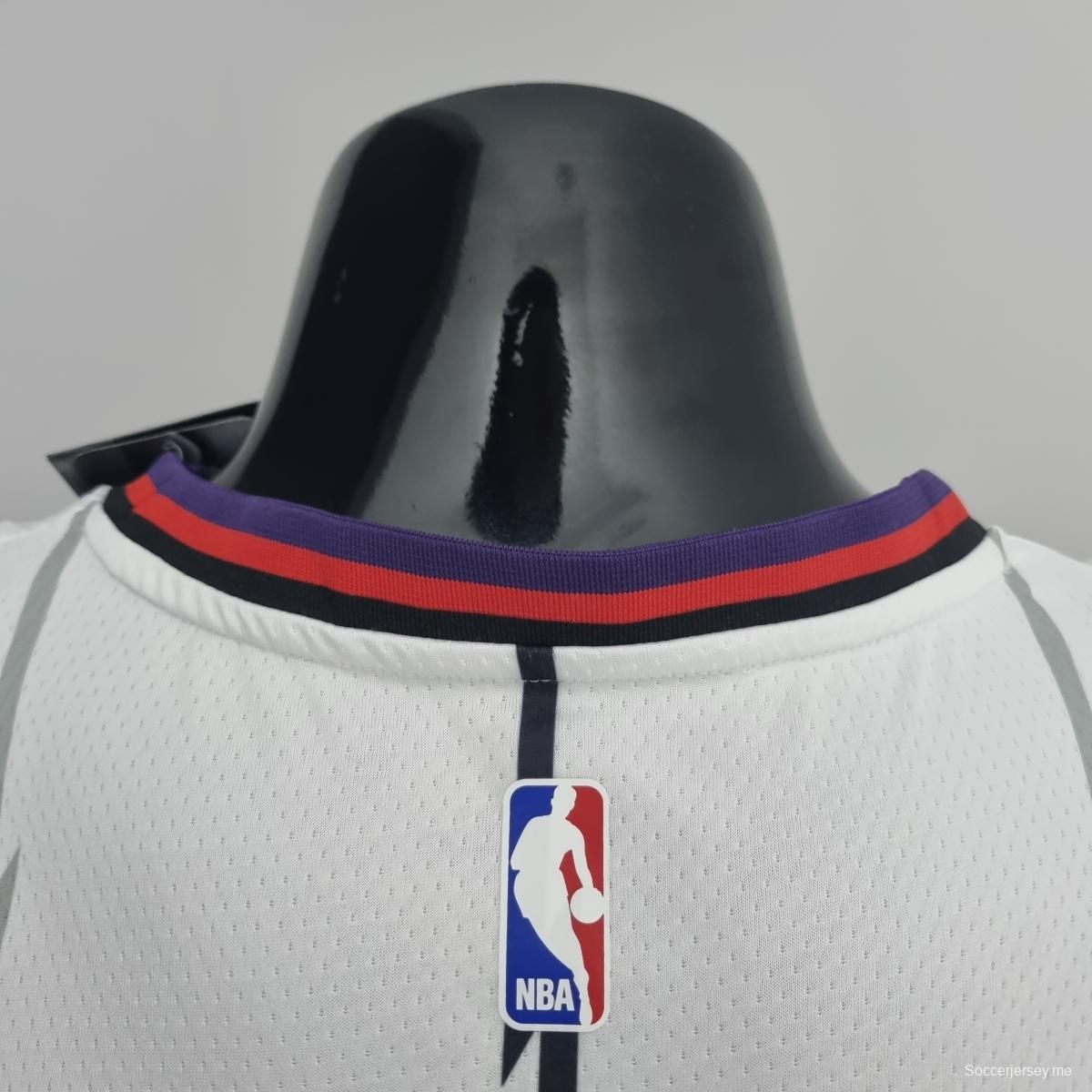 قميص تورونتو رابتورز تورونتو رابتورز ماكريدي # 1 قميص أبيض لكرة السلة للمحترفين
