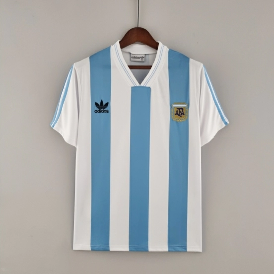 قميص منتخب الأرجنتين القديم لكرة القدم للموسم 1993
