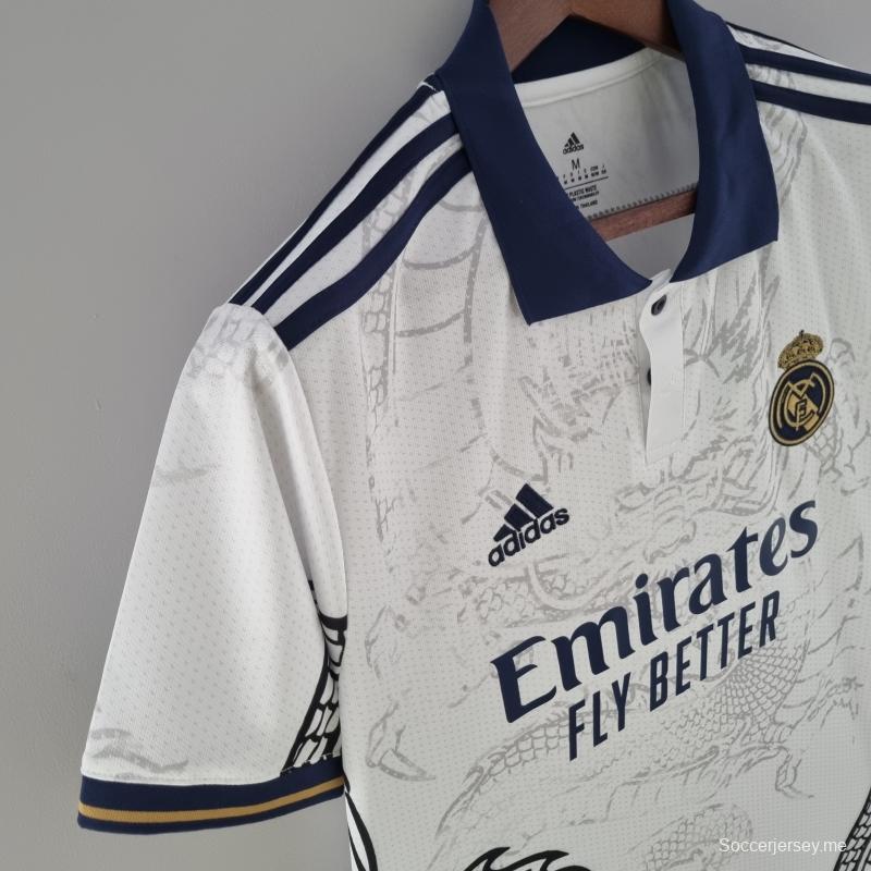 22/23 22/23 ريال مدريد التنين الصيني الأبيض
