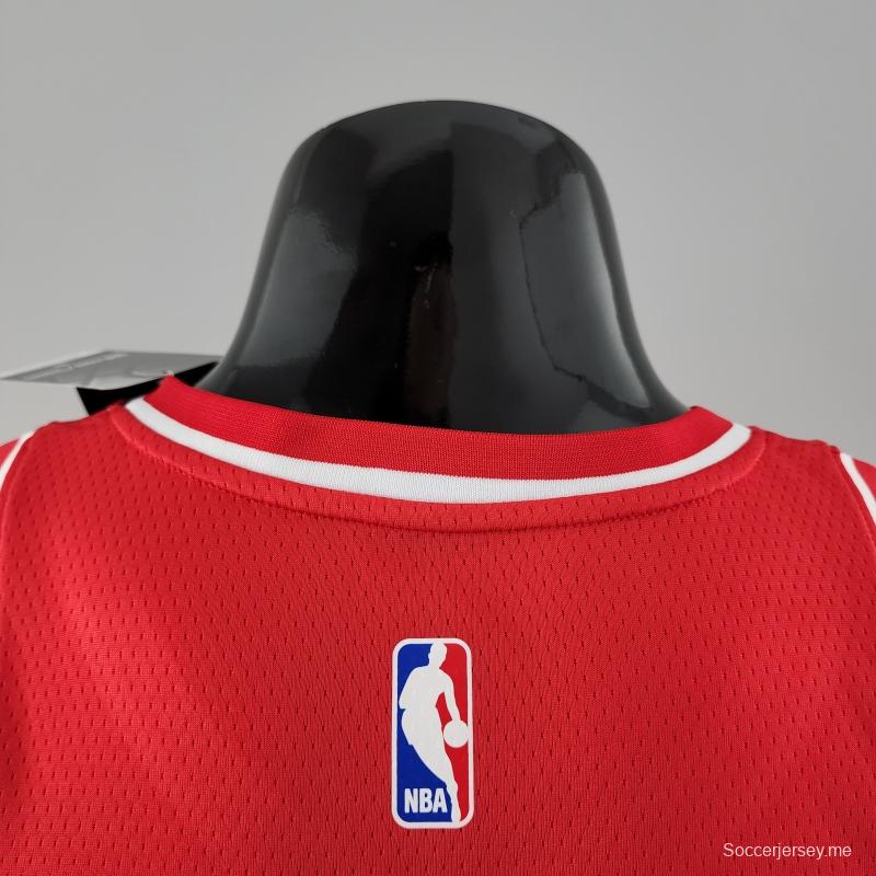 قميص الصاعد فيلادلفيا 76ers ايفرسون رقم 3 الأحمر في الدوري الاميركي للمحترفين
