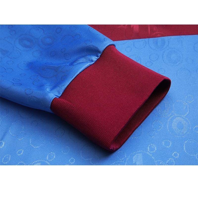 قميص وست هام يونايتد بأكمام طويلة أكمام طويلة الأكمام أزرق ريترو 95/97 أزرق اللون
