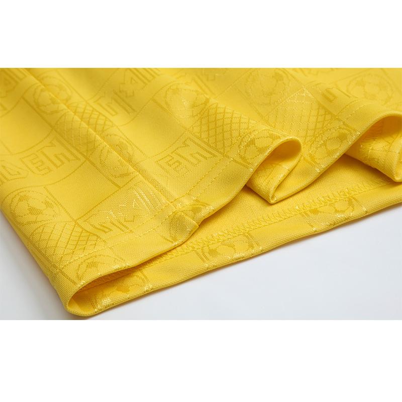 قميص أصفر ريترو 2018 وست هام يونايتد × آيرون مايدن مايدن
