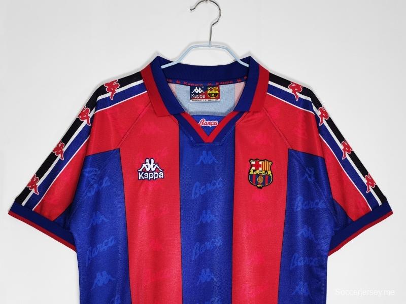 قميص كرة القدم الأساسي لبرشلونة 1995/97 ريترو 1995/97
