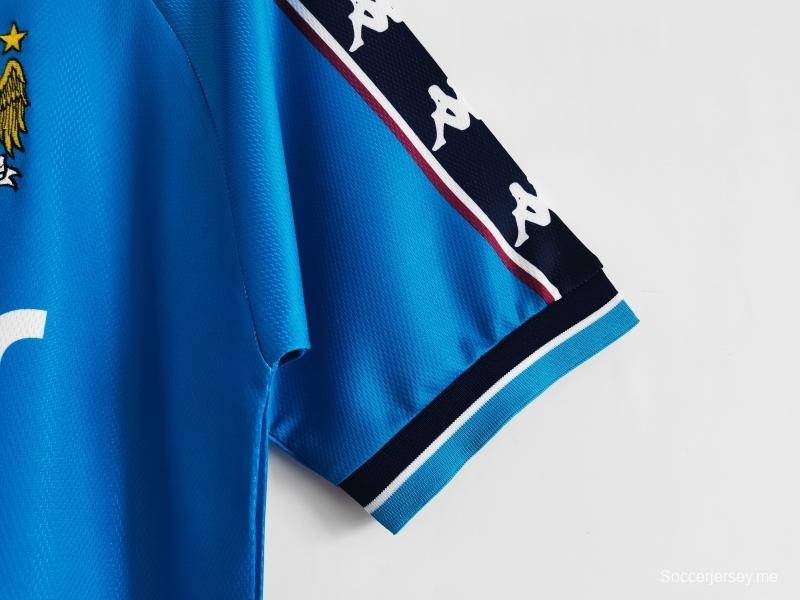 قميص فريق مانشستر سيتي لكرة القدم القديم لموسم 1997/99 1997/99
