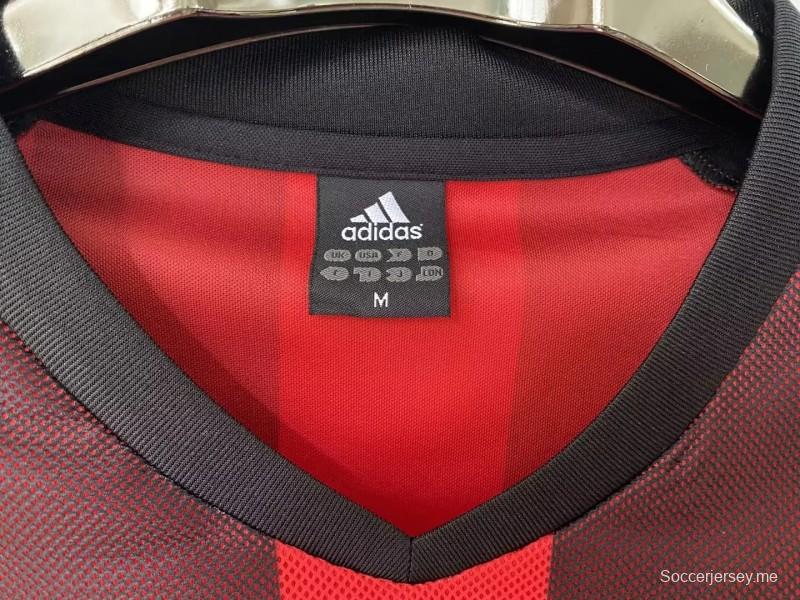 قميص ريترو 02/03 قميص أصلي مزدوج الطبقة لميلان الإيطالي
