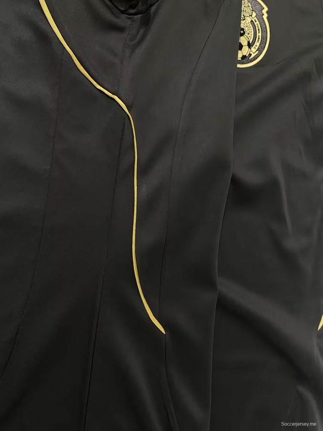 قميص مكسيكي ريترو 2011 ذهاباً وإياباً أسود
