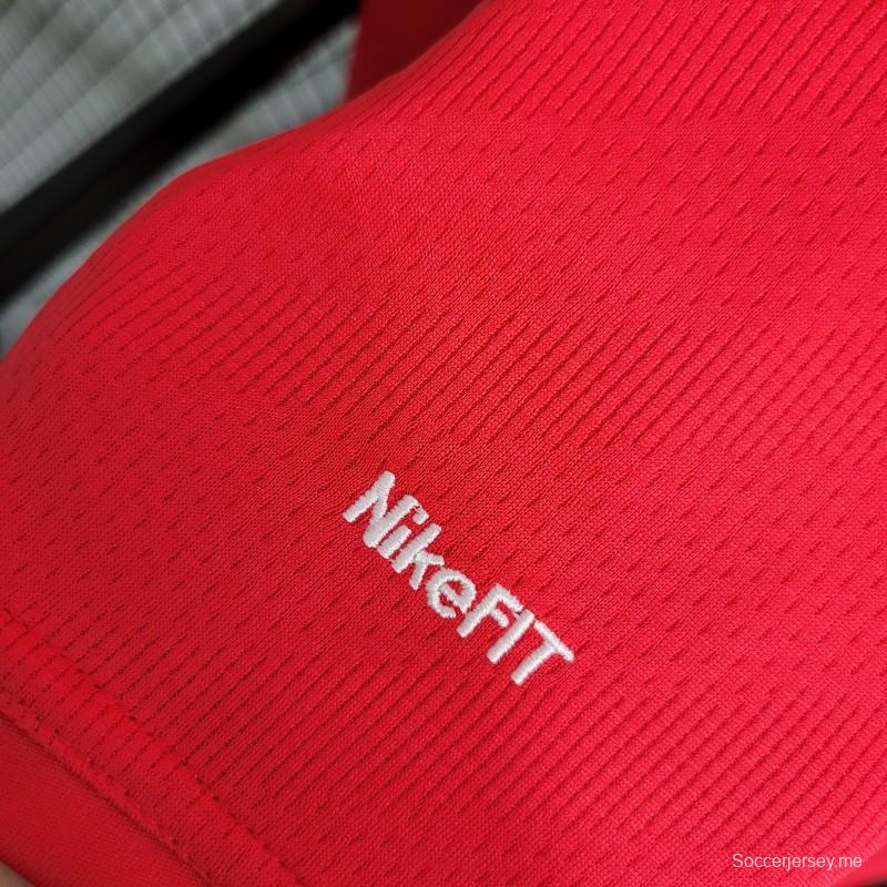 قميص بأكمام طويلة ريترو طويل الأكمام 07-08 قميص مانشستر يونايتد نسخة دوري أبطال أوروبا
