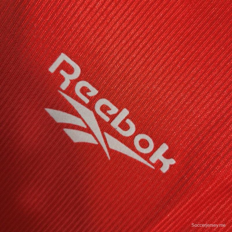 قميص ريترو 95-96 فيورنتينا الثالث باللون الأحمر
