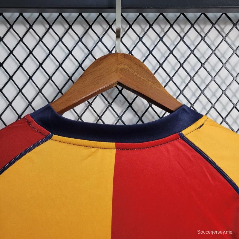 قميص روما 01/02 ريترو 01/02 قميص روما الأوروبي الأساسي
