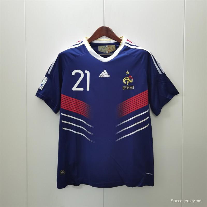 قميص منتخب فرنسا 2010 ريترو 2010
