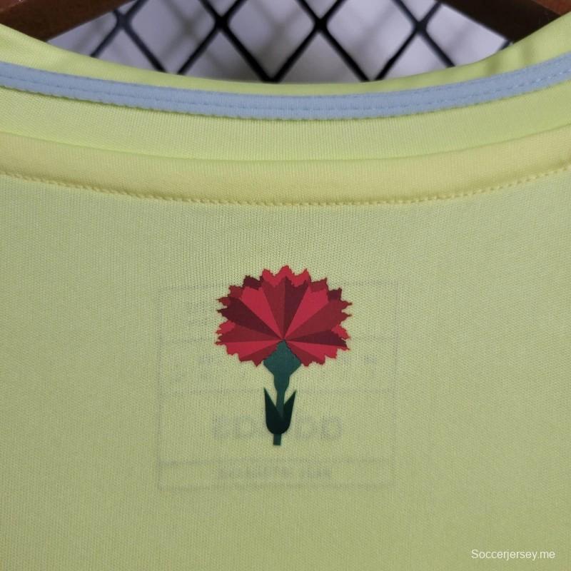 24/25 قميص أصفر أصفر خارجي إسبانيا
