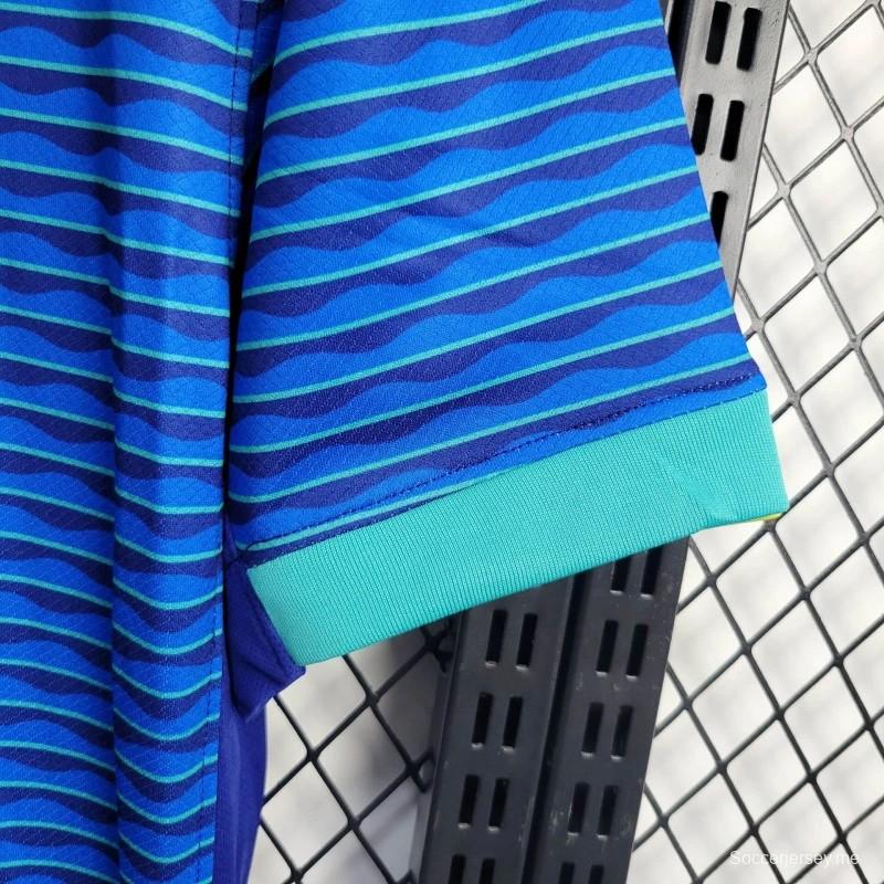 2024 قميص البرازيل أزرق اللون أزرق اللون الأزرق
