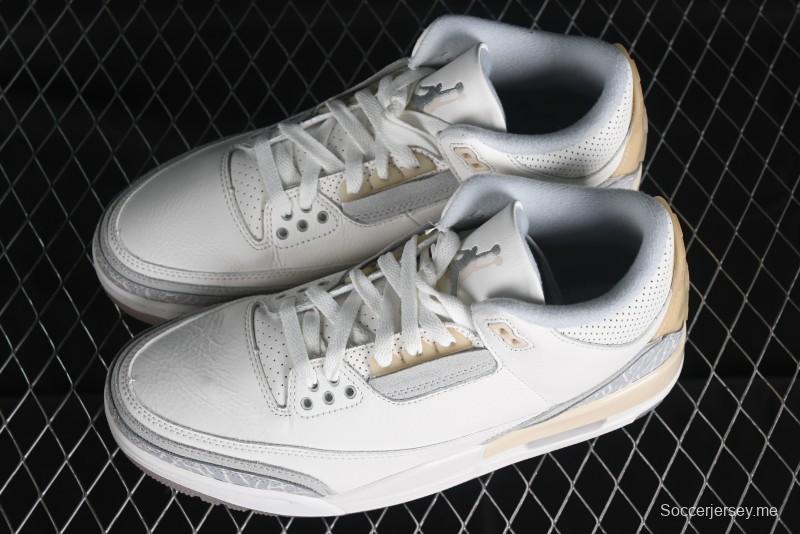 Nike Air Jordan 3 Retro Craft Ivory Sneakers - FJ9479-100