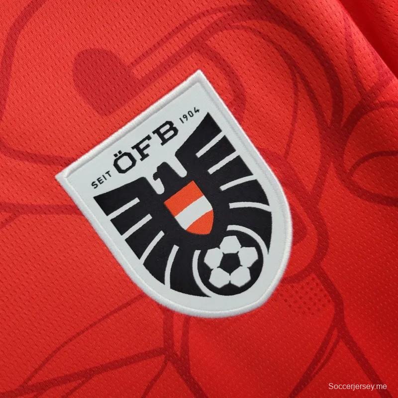 24/25 النمسا القميص الوطني النمساوي الوطني
