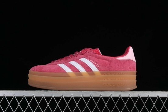 Adidas Originals Gazelle Bold Low-Top Sneakers with Anti-Slip Thick Sole - ID6997
