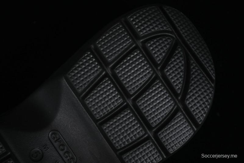 Crocs Classic Clog Retro Beach Sandals with Adjustable Heel Strap and Thick Sole - B.D4