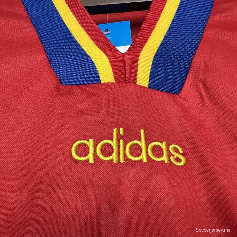 قميص رومانيا 1994 ريترو 1994 خارج ملعب رومانيا الأحمر
