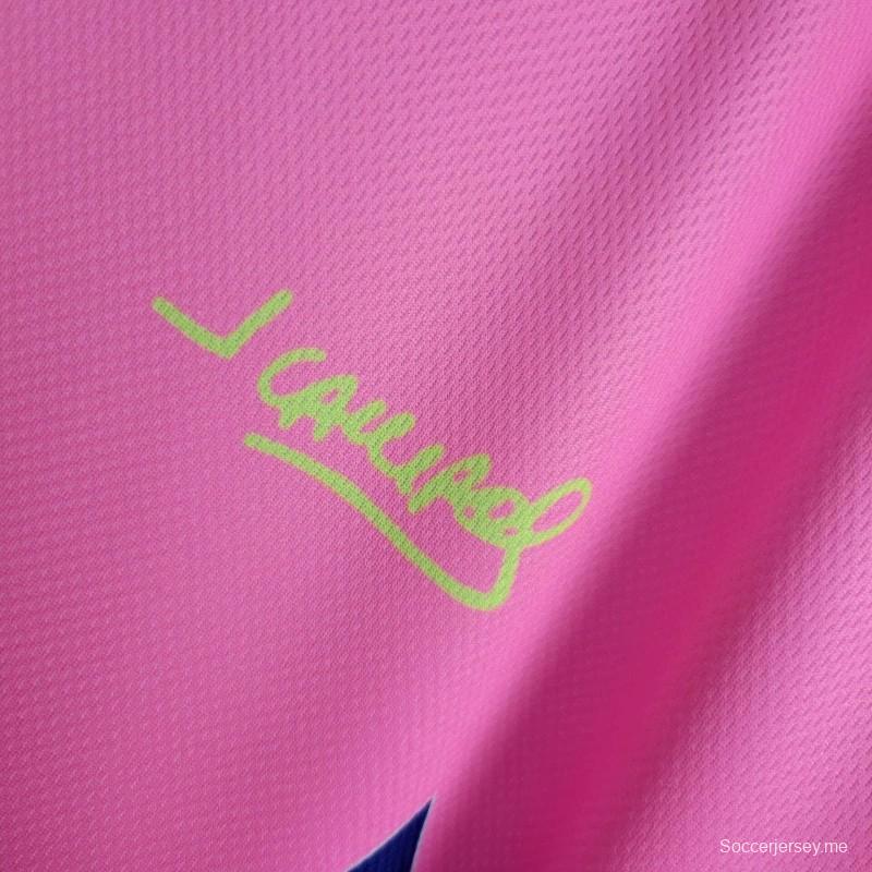 قميص ريترو 1992/93 حارس مرمى المكسيك كامبوس 1 ريترو المنزل باللون الوردي
