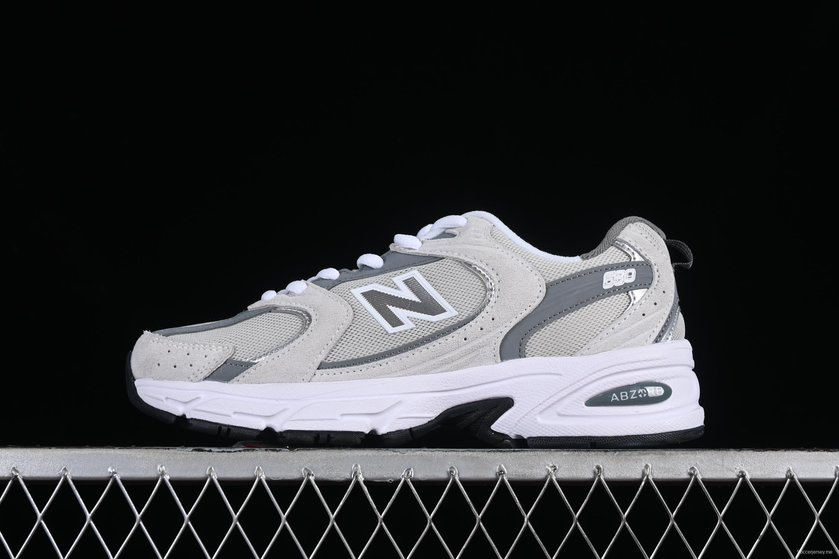 New Balance 530 Series Leather Retro Casual Running Shoes - MR530CB