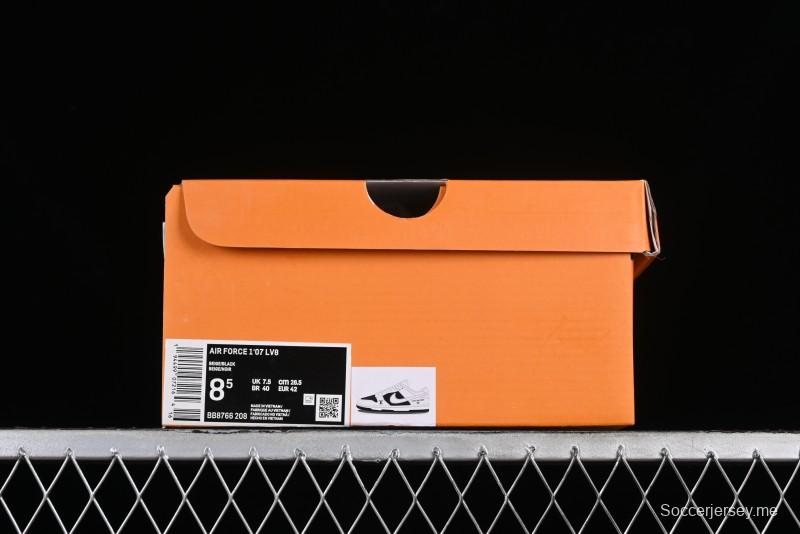 Nike SB Dunk Low LV Collaboration - Elegant Black White Night Light Anniversary High-End Custom Low-Top Casual Sneakers BB8766-208
